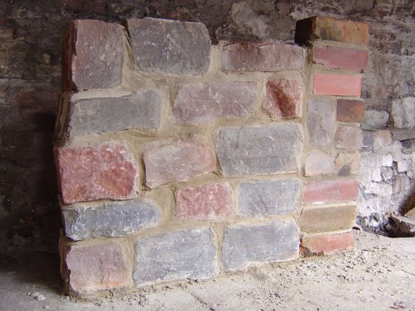 Sample stone wall