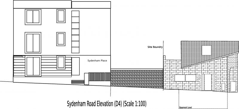 The wall facing the neighbouring building must be high enough to preserve their privacy. The other sides of the patio (at the request of the planning department) are stone work to match the rest of the building.