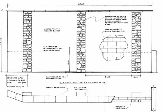 Wall Proposed By The Neighbours